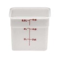 Stanton Trading Food Storage Square 6 Qt White Polyethylene PES-6